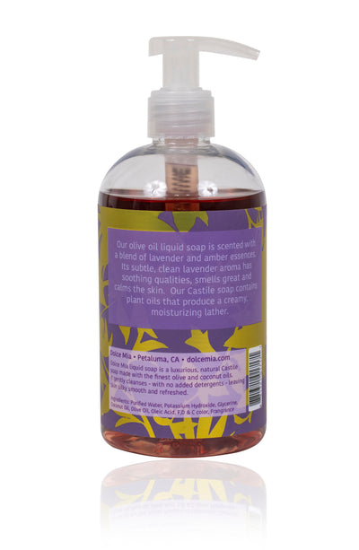Castile Liquid Soap - Ambery Lavender - 12 oz