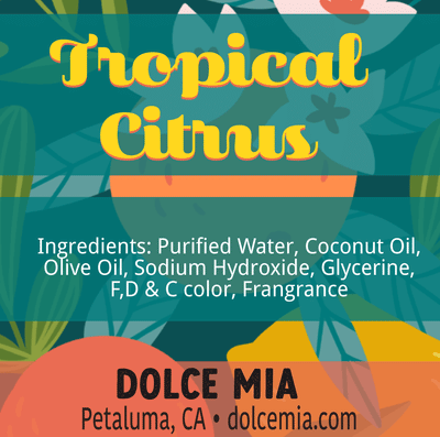 Dolce Mia Hair Ball | Tropical Citrus | 2 oz