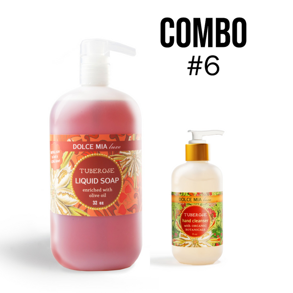 Combo #6- Liquid Soap 32 & Hand Cleanser