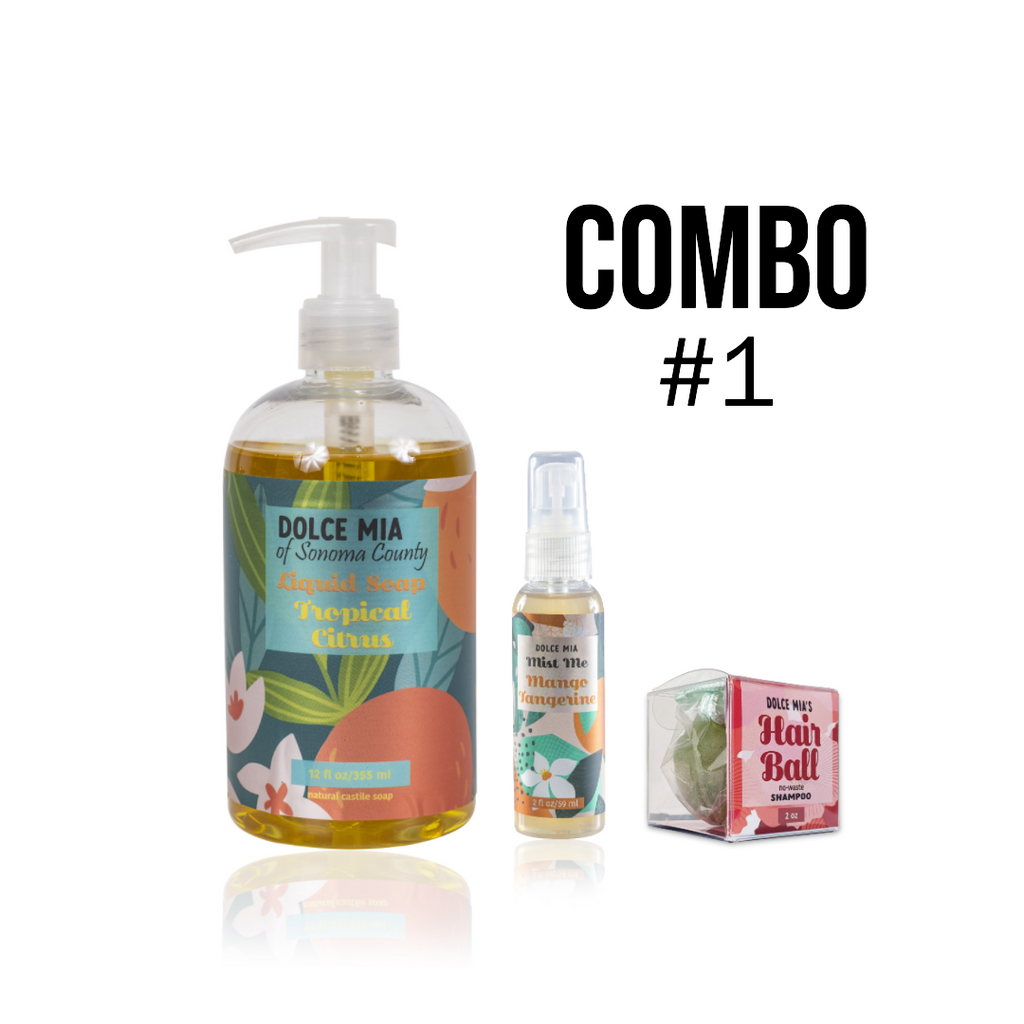 Combo #1 - Liquid Soap, Mist Me & Hair Ball